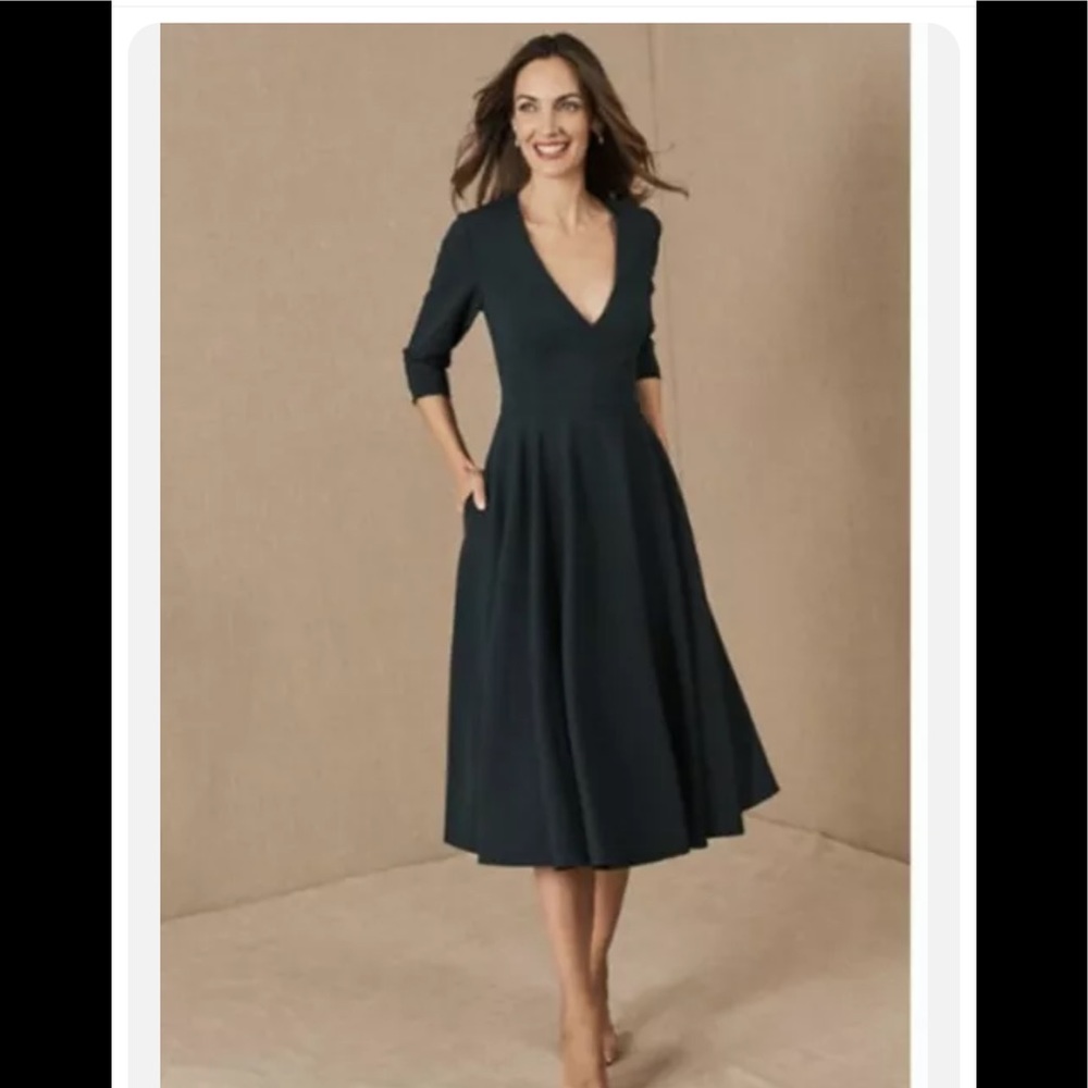BHLDN Valdis Dress In Black New  In SIZE 8